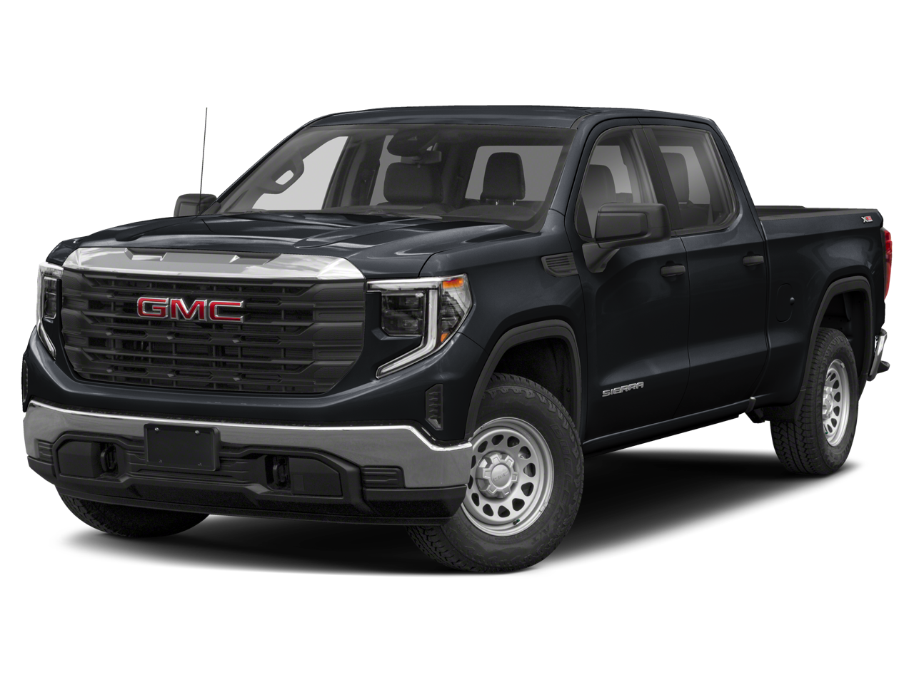 2024 GMC Sierra 1500 Denali in Titanium Rush Metallic — front three-quarter view