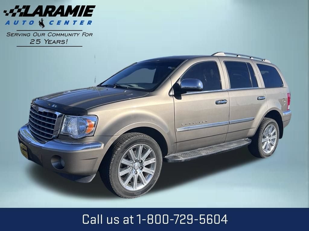 2007 Chrysler Aspen Limited in Tan — front three-quarter view