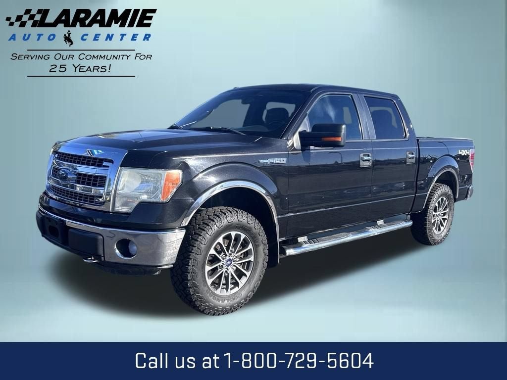 2013 Ford F-150 XL in Black — front three-quarter view