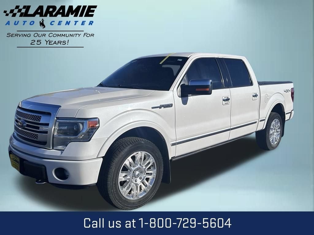 2014 Ford F-150 XL in White — front three-quarter view