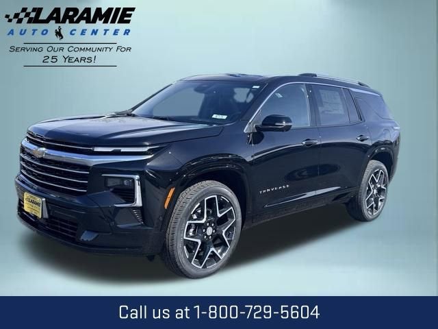 2026 Chevrolet Traverse High Country in Mosaic Black Metallic — front three-quarter view