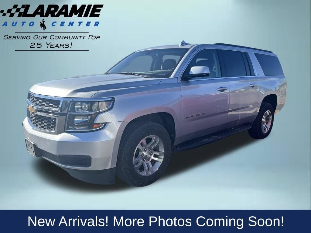 2019 Chevrolet Suburban LT in Silver Ice Metallic — front three-quarter view