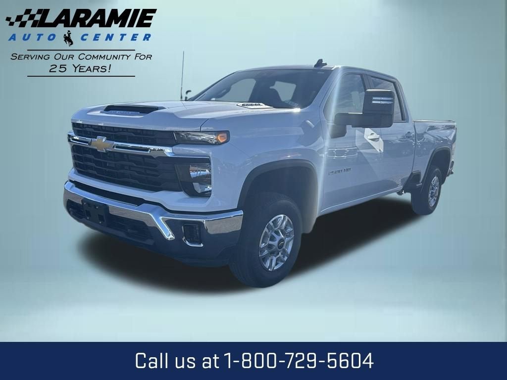 2026 Chevrolet Silverado 2500 HD LT in Summit White — front three-quarter view