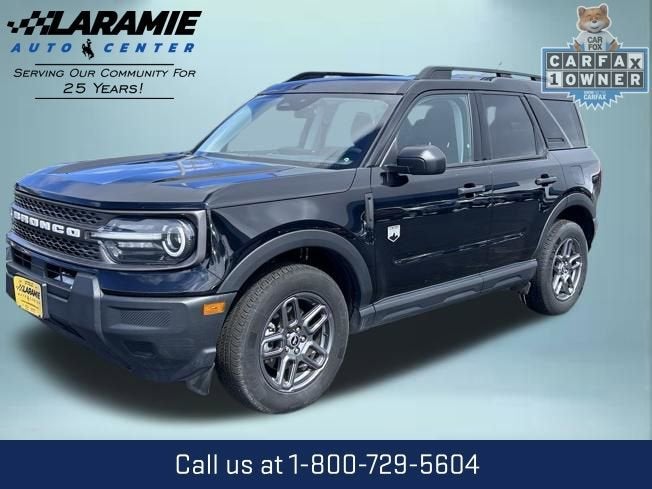 2025 Ford Bronco Sport Big Bend in Black — front three-quarter view
