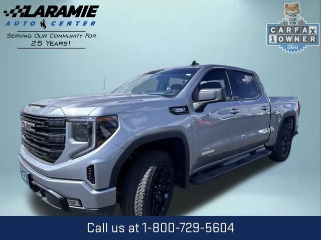 2026 GMC Sierra 1500 Elevation in Sterling Metallic — front three-quarter view