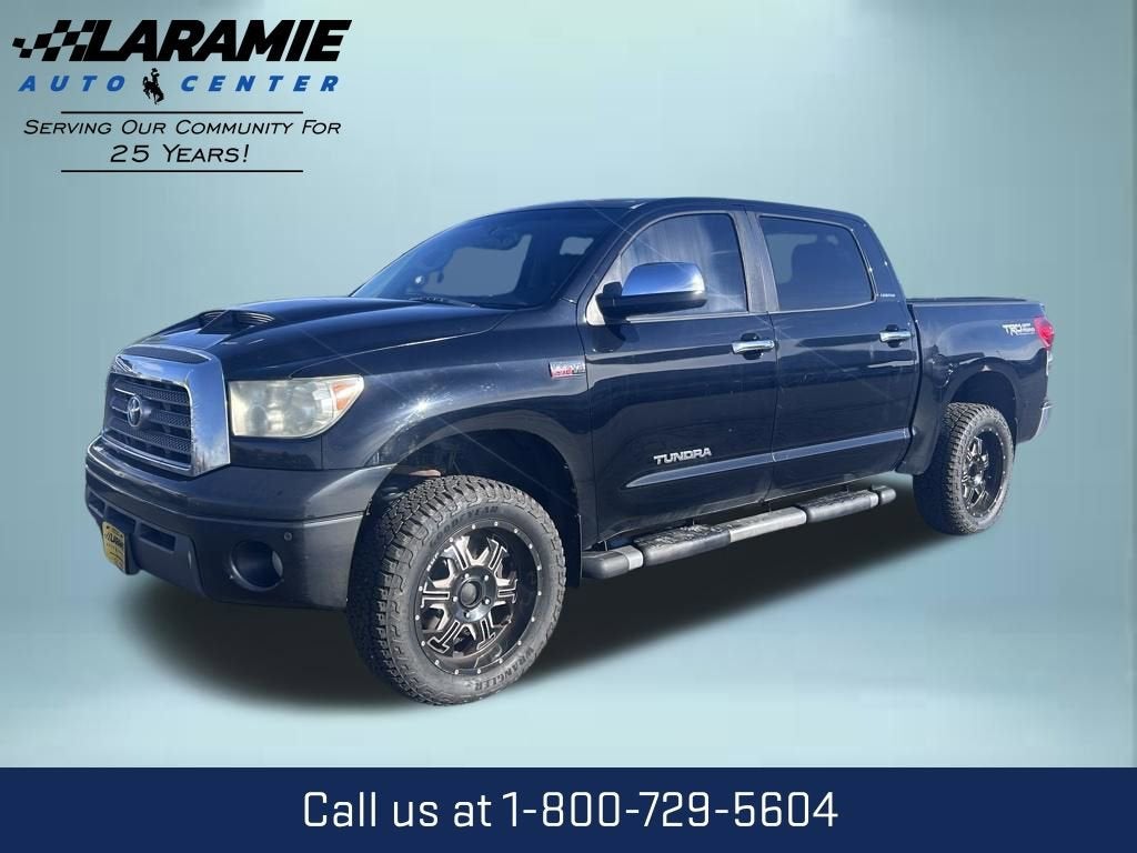 2007 Toyota Tundra LTD in Black — front three-quarter view