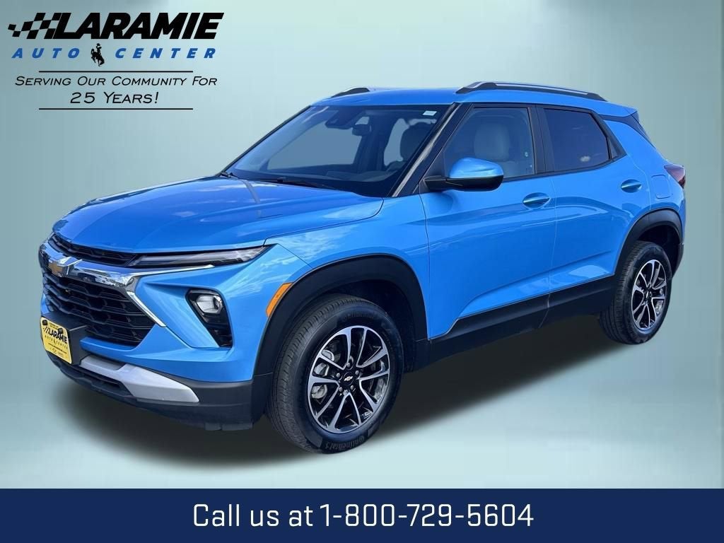 2025 Chevrolet Trailblazer LT in Marina Blue Metallic — front three-quarter view