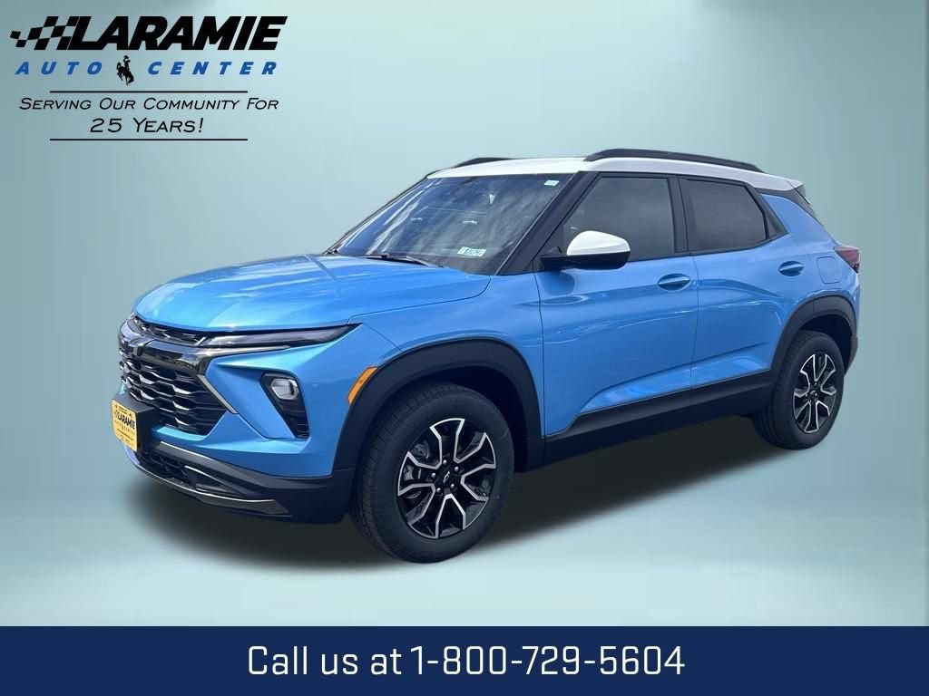 2026 Chevrolet Trailblazer ACTIV in Marina Blue Metallic — front three-quarter view